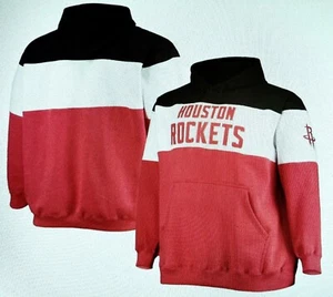 Houston Rockets Fanatics Branded Colorblock Wordmark Pullover Hoodie - XL - Picture 1 of 2