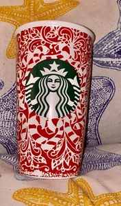 Starbucks 2016 Coffee Ceramic Christmas Holiday Travel Tumbler Mug Cup  - Picture 1 of 10
