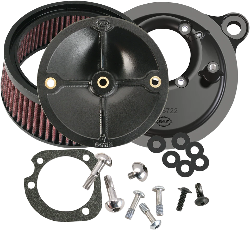 2002-2005 для Harley Wide Glide FXDWG S&SCYCLE Stealth воздухоочиститель CV '99-'06 - Изображение 1 из 1