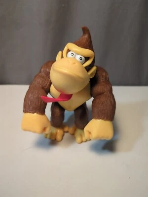Super Mario Bros 6" Large Action Figure DONKEY KONG Kids Toy Action Figure Gift - Image 1 of 4