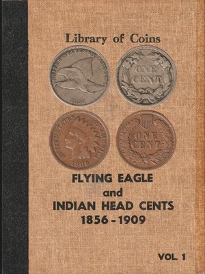 USA INDIAN CENT SET 1857-1909 3 FLYING EAGLES 4 COPPER NICKEL 08-S VINTAGE ALBUM - Image 1 of 4