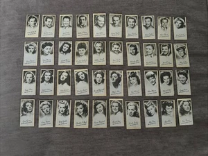 (40) 1940s Movie Star Peerless Weighing Scale J.C. Penney Fortune Card Lot - Picture 1 of 5