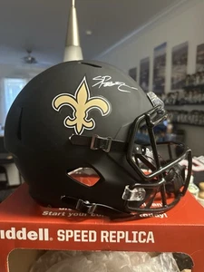 Spencer Rattler Signed New Orleans Saints F/S Riddell Speed Replica Helmet PSA - Picture 1 of 4