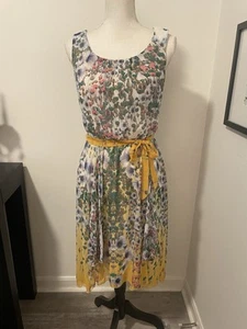 Vintage Dress Rabbit Rabbit Rabbit Size 6 Asymmetrical Hem - Picture 1 of 5