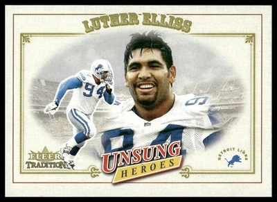 2001 Fleer Tradition #337 Luther Elliss Detroit Lions NM+ - Image 1 of 2