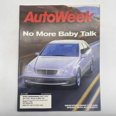 AutoWeek Magazine June 2000 Mercedes Benz C Class - Image 1 of 4