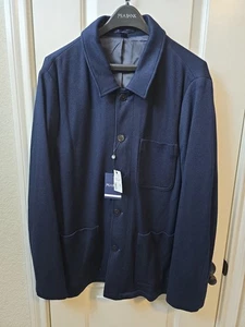 Jos A Bank Herren Tailored Fit Struktur Strick Blazer Jacke Navy Blau Herren XL - Bild 1 von 13