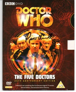 Doctor Who: THE FIVE DOCTORS SPECIAL EDITION DVD Slipcase Signed by Peter Howell - Picture 1 of 1