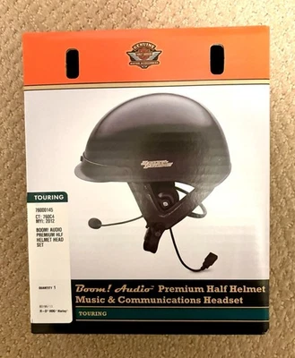 H-D Boom! Аудио премиум музыки и связи гарнитура для половины шлем новый - Изображение 1 из 3