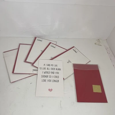 Juego de 6 tarjetas de felicitación - Si tuviera mi vida para vivir por todas partes  Foto 1 de 3