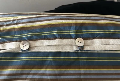 NUEVO DKNY King Sham - Vintage, Rayas, 100% Algodón Foto 1 de 4