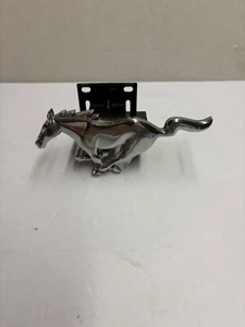 FORD MUSTANG Front Grille Running Pony Horse Emblem Chrome W/ Bracket - Bild 1 von 5