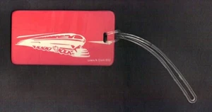  Lewis N. Clark Luggage Tag ID22 Railroad Locomotive Design Travel  - Picture 1 of 1