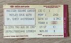 RARE Motley Crue NYC Ticket Stub Aug 20, 1987 Madison Square Garden Whitesnake