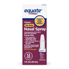 Equate Original No Drip Nasal Spray Maximum Strength Pump Mist 1 Fl Oz Free Ship