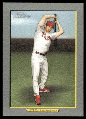 Chase Utley Philadelphia Phillies #118 2005 Topps Turkey Red Baseball Card - Image 1 of 2