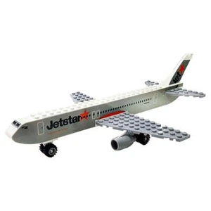 Daron Jetstar 68-Piece Construction Toy with Pilot Figure and Realistic Details - Picture 1 of 1