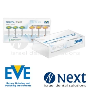 Dental Eve Diacera Twist RA 323 zirconia sistema de pulido diamante NUEVO acabado - Imagen 1 de 2