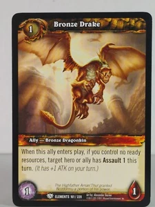 Bronze Drake - War of the Elements 161/220 - common - World of Warcraft TCG - Picture 1 of 2