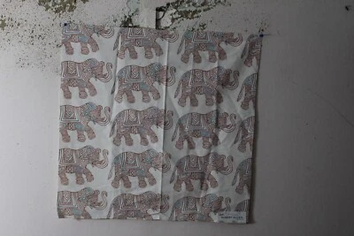Robert Allen, Circus Fun, Elephants, 26" W X 26" L, Various Colors - Image 1 of 2