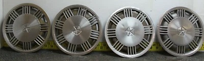 Juego de 4 tapacubos de 14" cubiertas de rueda OEM #466 1988-93 Dodge Dynasty Acclaim (2520) Foto 1 de 4