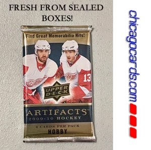2009-10 Upper Deck Artifacts Hockey HOBBY Pack Look4 Rookie RC AUTO Jersey - Picture 1 of 9