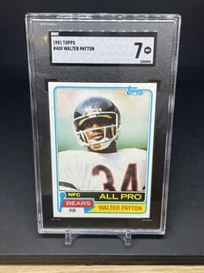 Walter Payton 1981 Topps 400 SGC 7 - Picture 1 of 2