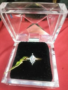 1/2ctDiamond8x4MM Marq Sol 14K Ring(.46CT)14K 2T Z6 Clarity I-1Color I $1999. - Picture 1 of 12