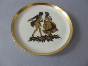 Romantischer Wandteller Zierteller Porcelain Porzellan Sammler Fürstenberg - Picture 1 of 4