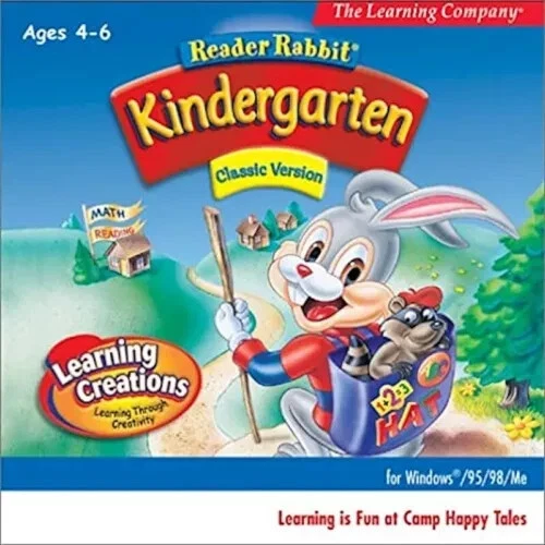 Reader Rabbit's KINDERGARTEN Ages 4 to 6 Educational PC Software - Image 1 of 1