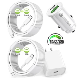 4 Pack Original USB-C Fast Charger Adapter for iPhone 16 15 14 13 12 11 Pro Max - Picture 1 of 11