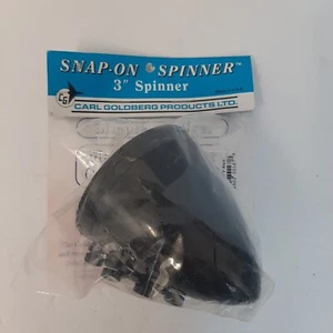 Carl Goldberg schwarz 3 Zoll Snap On Spinner - Bild 1 von 3