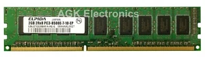 ELPIDA EBJ21EE8BAFA-AE-E 2GB 2RX8 PC3-8500E (DDR3-1066MHZ) ECC MEMORY MODULE - Picture 1 of 1