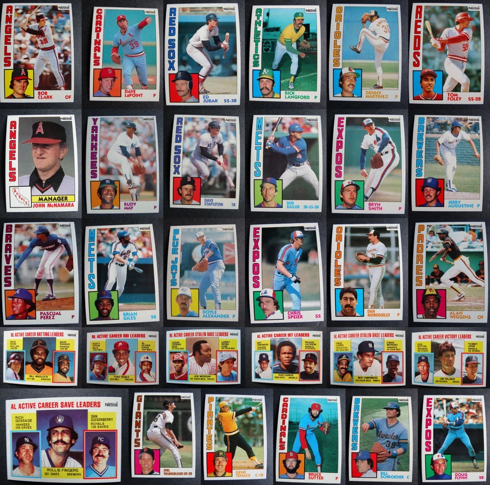 1984 Topps Nestle Baseball Cards Complete Your Set U You Pick From List 601-792 - Image 1 of 1
