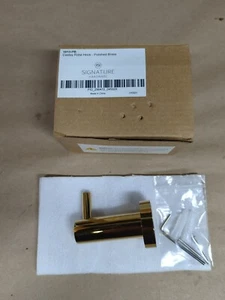 Signature Hardware CEELEY ROBE HOOK - POLISHED BRASS NOS - Picture 1 of 3