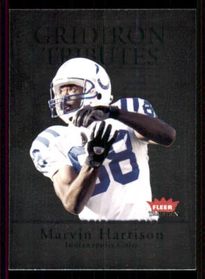 2004 Fleer Tradition Gridiron Tributes #14GT Marvin Harrison - Image 1 of 2