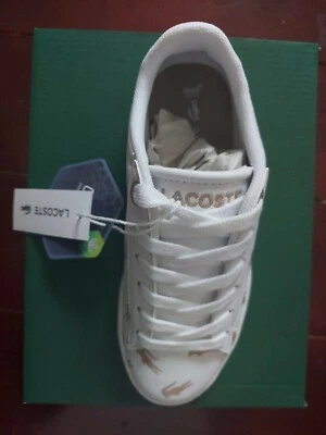 Zapatillas Lacoste Niños Carnaby EVO BLANCO/GLD  Foto 1 de 3