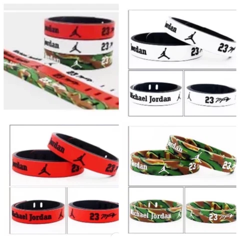NBA PLAYERS Silicone Wristband Adjustable Bracelet Durant Curry Lebron MJ Cover