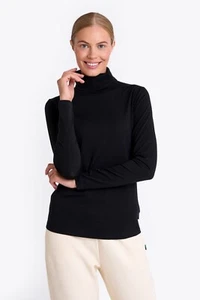 100% Merino Wool 230GSM Ultra Soft Woman High Neck Shirt Base Layer 7937 - Picture 1 of 8
