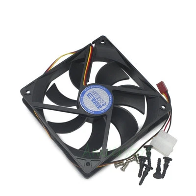 120mm x25mm 3pin &4pin Cooler Cooling Fan For PC CASE CPU Chipset Replacement - Image 1 of 4