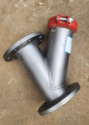 4" Watts 77F-SS 4 Lead Free Stainless Wye Pattern Strainer W/ Flange Screen Cap - Image 1 of 4