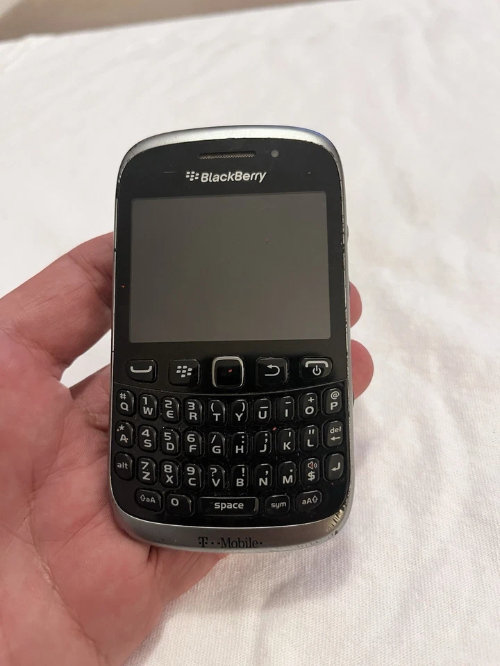 BlackBerry Curve 9300 T-Mobile QWERTY Smartphone – Untested Vintage Phone - Image 1 of 4