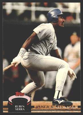 Ruben Sierra #47 1993 Stadium Club Murphy Texas Rangers - Image 1 of 2