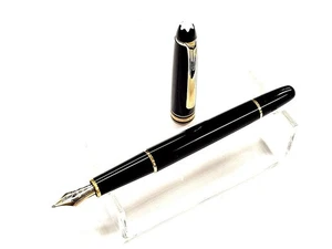 Montblanc Meisterstück Classique 145 penna stilografica pennino M 14K Gold-Coated - Foto 1 di 5