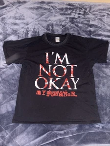 I’m Not Okay My Chemical Romance Tshirt Size Large - Picture 1 of 2
