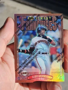 1996 96 Topps Finest #240 BARRY BONDS REFRACTOR SSP San Francisco Giants HOF MVP - Picture 1 of 8
