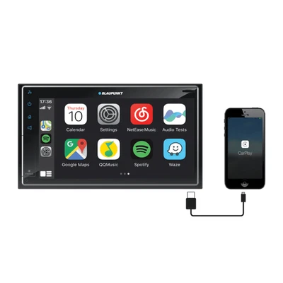 Blaupunkt BP800PLAY 6.8 Double DIN MECHLESS Fixed Face Touchscreen Receiver-ASIS - Image 1 of 4