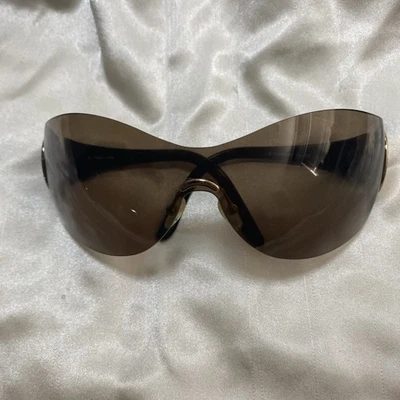 Gafas de sol Givenchy Designer Shield, gafas de sol vintage hechas en Italia Foto 1 de 4