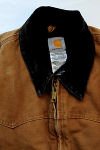 Carhartt Herren Santa Fe Jacke Large Regular Braun Duck Cotton J14 BRN LJKTC764 - Bild 1 von 9