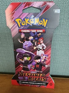 Destined Rivals Sealed Sleeved Blister Pack Pokemon Trading Card Game - Picture 1 of 2